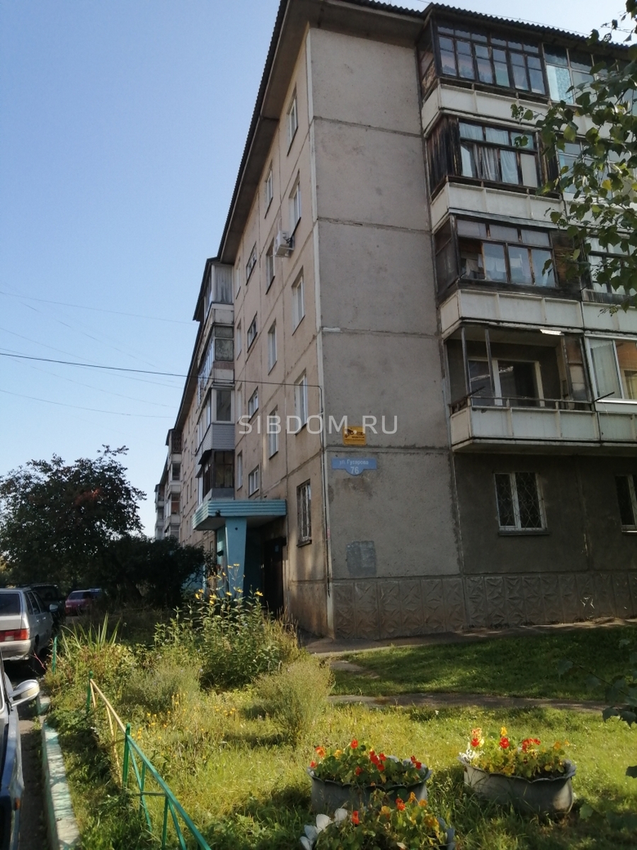 Продам двухкомнатную квартиру в Красноярске Гусарова ул, 50 кв.м, 5 этаж,  собственник - СИБДОМ, объявление 3872321