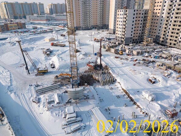 Ход строительства 3 февраля 2026