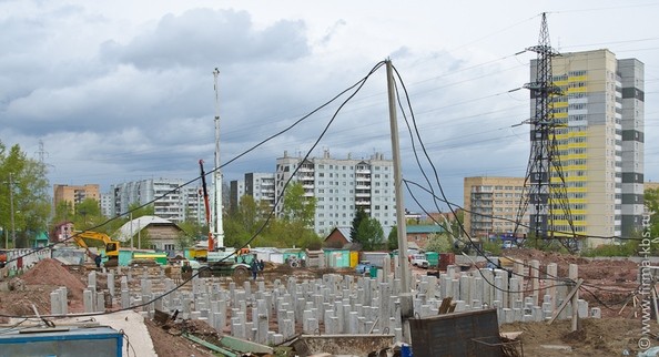 Ход строительства май 2013