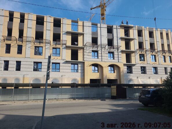 Ход строительства 3 августа 2026