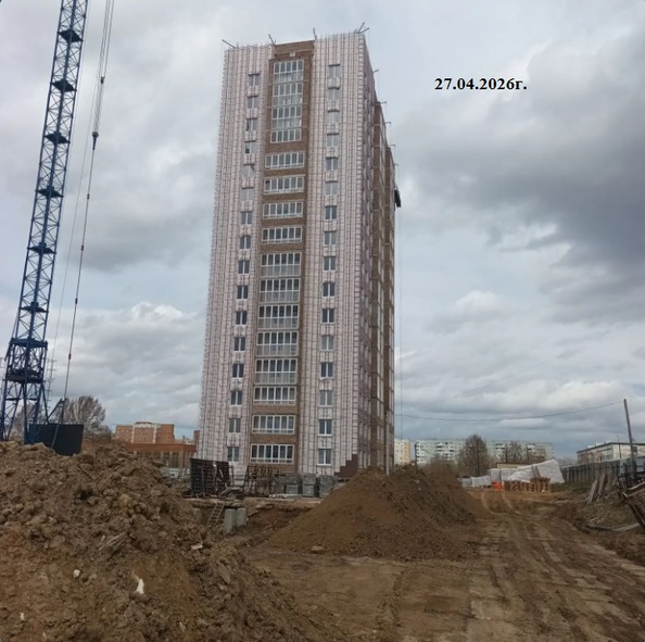 Ход строительства 27 апреля 2026