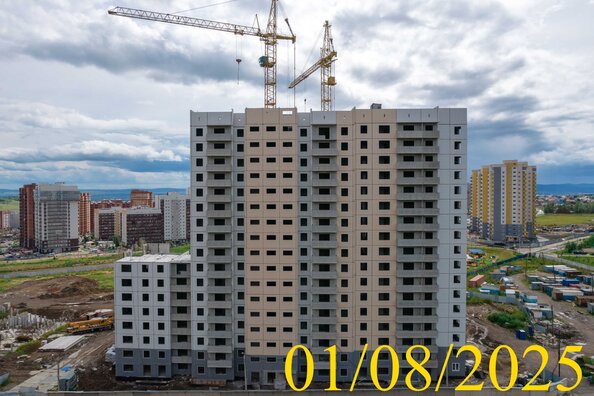 Ход строительства 1 августа 2025