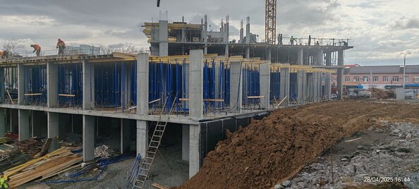 Ход строительства 28 апреля 2025