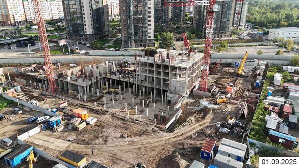 Ход строительства 9 сентября 2025