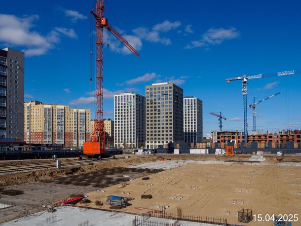 Ход строительства 15 апреля 2025