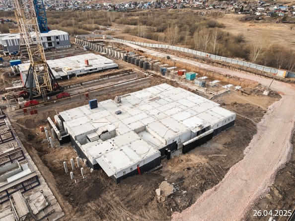 Ход строительства 26 апреля 2025