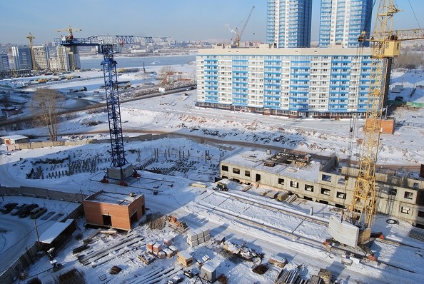 Ход строительства январь 2013