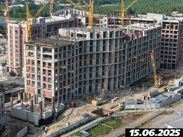 Ход строительства 15 июня 2026