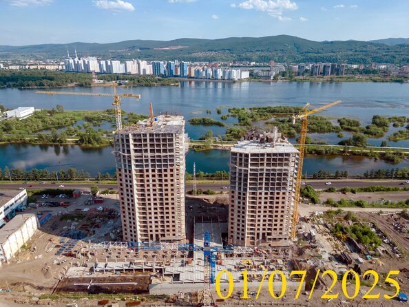 Ход строительства 1 июля 2025