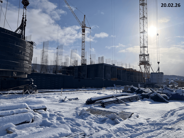 Ход строительства 27 февраля 2026