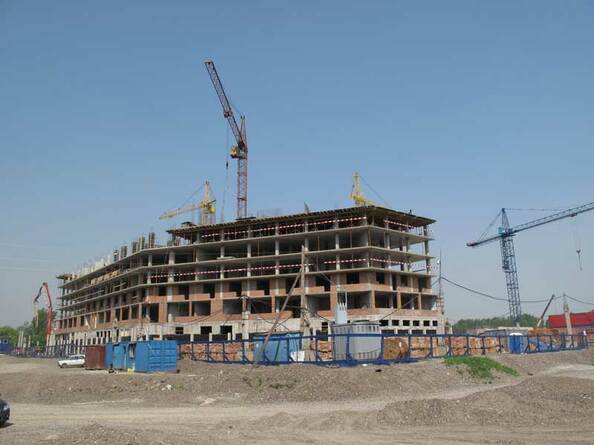 Ход строительства 1 июня 2011