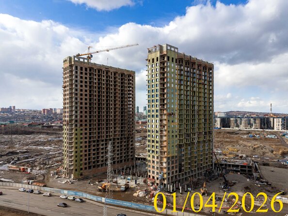 Ход строительства 1 апреля 2026