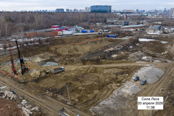 Ход строительства 21 апреля 2026