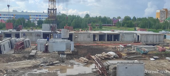 Ход строительства 25 августа 2025