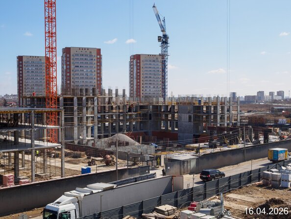 Ход строительства 16 апреля 2026
