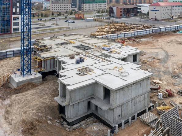 Ход строительства Блок-секция 4. Ход строительства 1 мая 2022