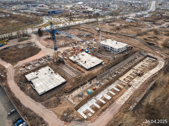 Ход строительства 26 апреля 2025