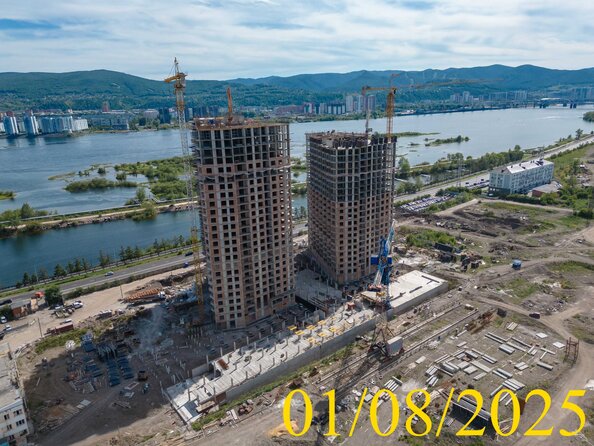 Ход строительства 1 августа 2025