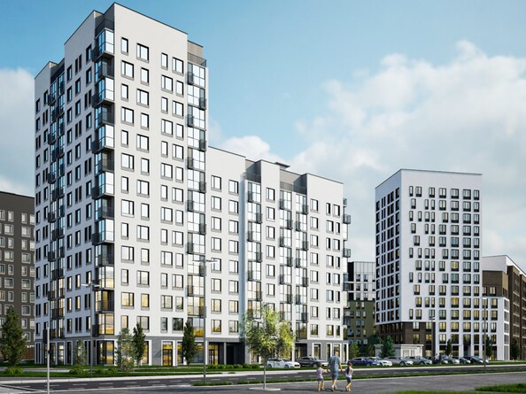 Корпус 1 ЖК Зеленая река, 2 оч