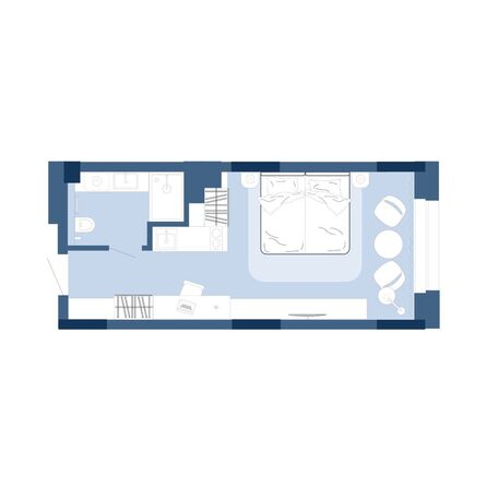 Планировка Апартамент 27,79 - 28,22 м²