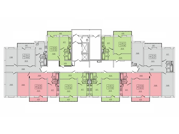 План Типовой этаж этажа
