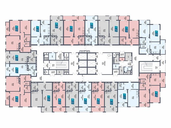 План типового этажа ЖК Менделеев