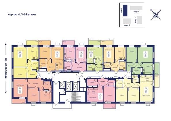
   Продам 1-комнатную, 37.9 м², Univers (Универс), 2 квартал

. Фото 2.