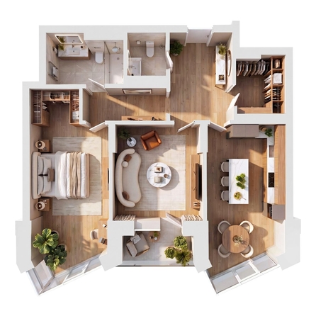 
  Продается 2-комн. квартира 72.9 м², в ЖК Суриков, дом 2. Фото 4.