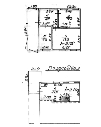 
   Продам 3-комнатную, 60.1 м², Рощевая ул, 28

. Фото 3.