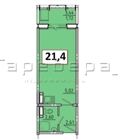 
   Продам студию, 21.4 м², Вильского ул, 34

. Фото 8.