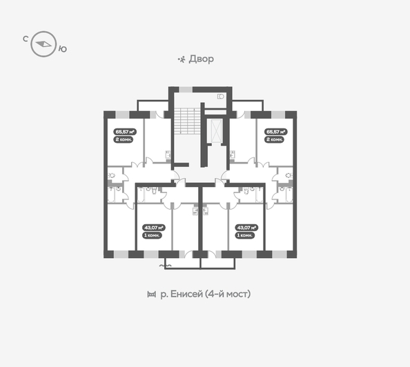 
   Продам 1-комнатную, 43.8 м², Академгородок ул, 78

. Фото 19.