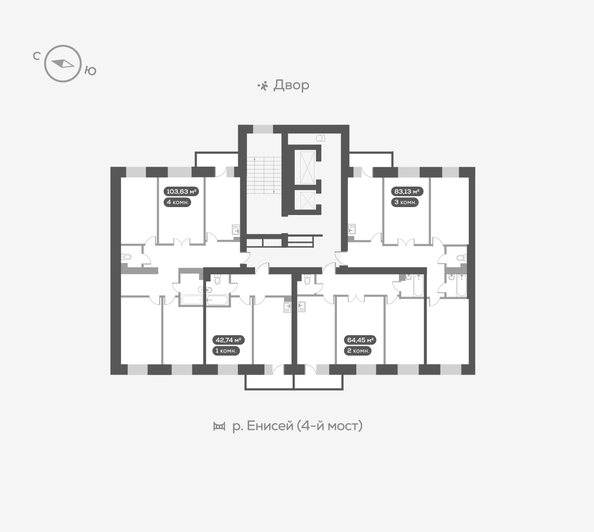 
   Продам 1-комнатную, 43 м², Академгородок ул, 78

. Фото 19.