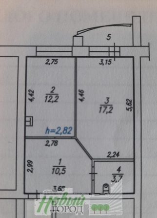 
   Продам 1-комнатную, 44 м², Елены Стасовой ул, 40а

. Фото 2.