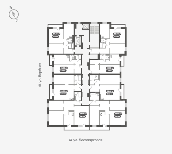 
   Продам 3-комнатную, 83 м², Белый квартал на Свободном, дом 3

. Фото 18.