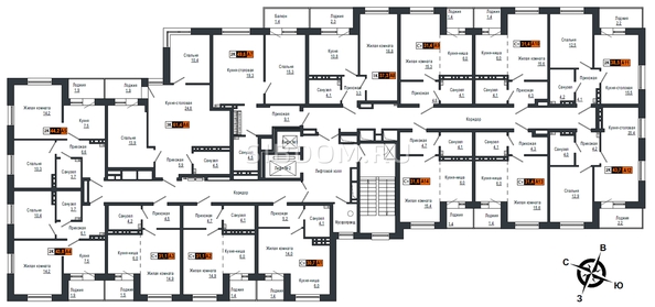 
   Продам 1-комнатную, 38.3 м², Мичуринские аллеи, дом 2

. Фото 2.