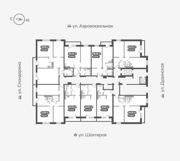 
   Продам 3-комнатную, 83 м², Белый квартал на Спандаряна, 2

. Фото 17.