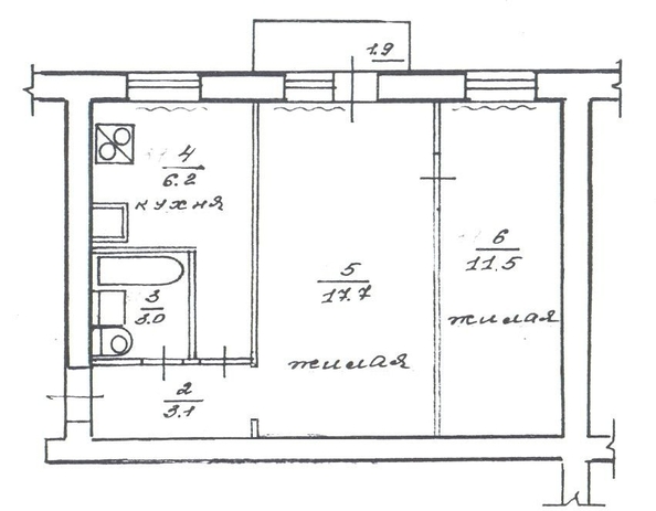 
   Продам 2-комнатную, 45.6 м², Семафорная ул, 225

. Фото 26.