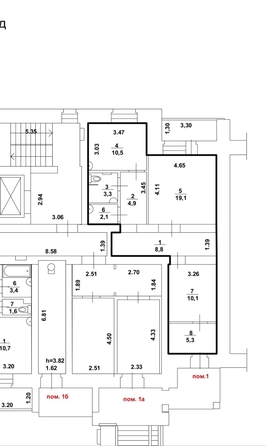 
   Продам помещение свободного назначения, 68.3 м², Баумана ул, 6

. Фото 1.