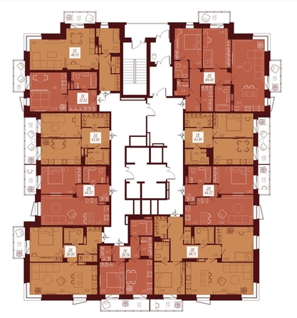 
   Продам 1-комнатную, 46.15 м², АЙВАЗОВSKY (АЙВАЗОВСКИЙ), 1

. Фото 4.