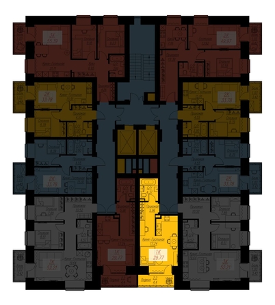 
   Продам 1-комнатную, 29.77 м², Биография, дом 2, корп 2

. Фото 1.