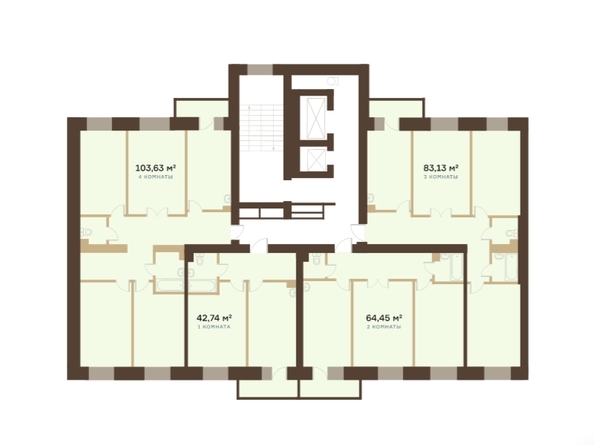 
   Продам 3-комнатную, 104.43 м², Академгородок ул, 78

. Фото 4.