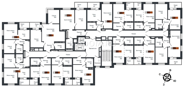 
   Продам 2-комнатную, 38.3 м², Мичуринские аллеи, дом 2

. Фото 2.