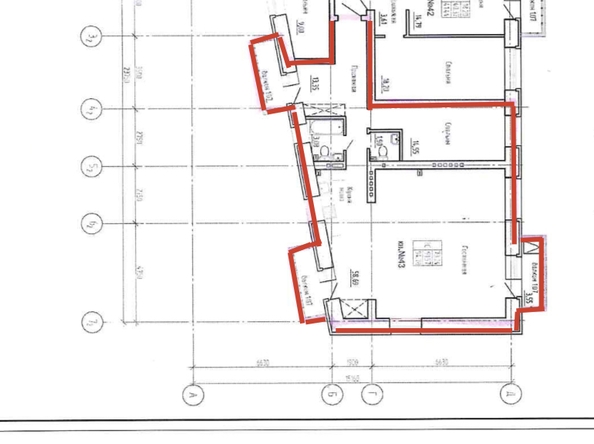 
   Продам 2-комнатную, 91.6 м², Кирпичная ул, 19

. Фото 1.