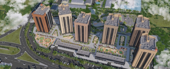
  Продается 2-комн. квартира 54.7 м², в ЖК Калина Долина, дом 3. Фото 1.