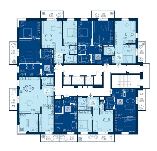 
   Продам 1-комнатную, 30.39 м², АЭРОCITY (Аэросити), дом 3

. Фото 4.