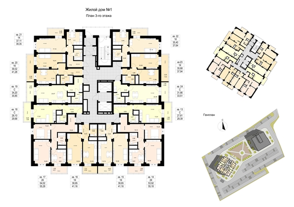 
   Продам 1-комнатную, 35.85 м², ЛЕТО, дом 1

. Фото 2.