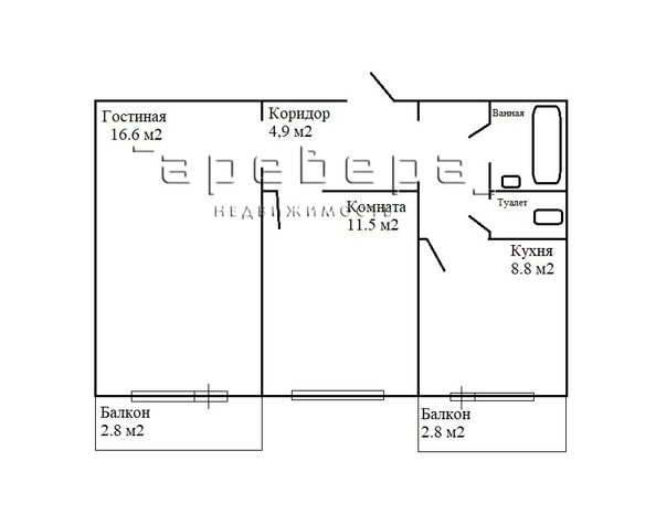 
   Продам 2-комнатную, 48.3 м², Партизана Железняка ул, 59

. Фото 22.