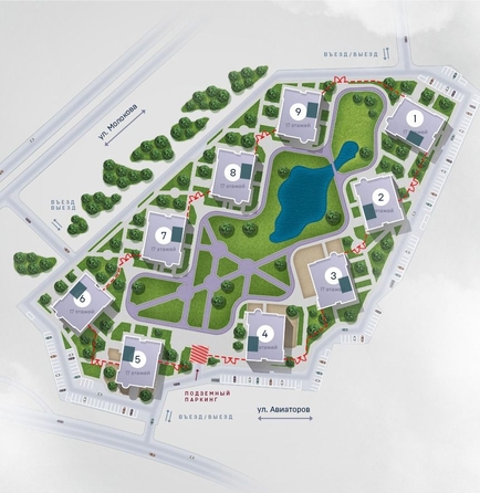 
  Продается 2-комн. квартира, 61.9 м², ЖК SCANDIS OZERO (Скандис озеро), 8
. Фото 2.