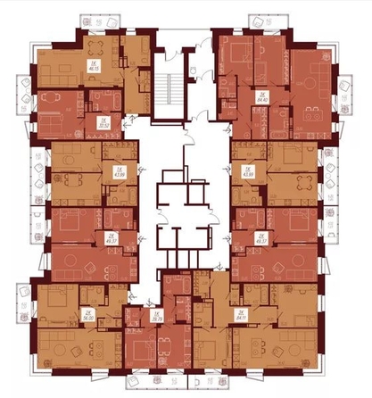 
  Продается 1-комн. квартира, 46.15 м², ЖК АЙВАЗОВSKY (АЙВАЗОВСКИЙ), 2
. Фото 4.