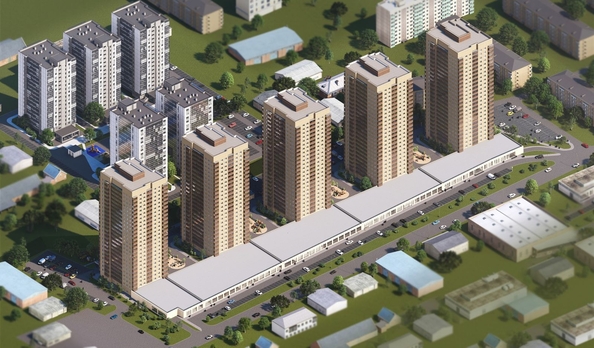 
  Продается 1-комн. квартира, 44.14 м², ЖК На Дудинской, дом 4
. Фото 1.